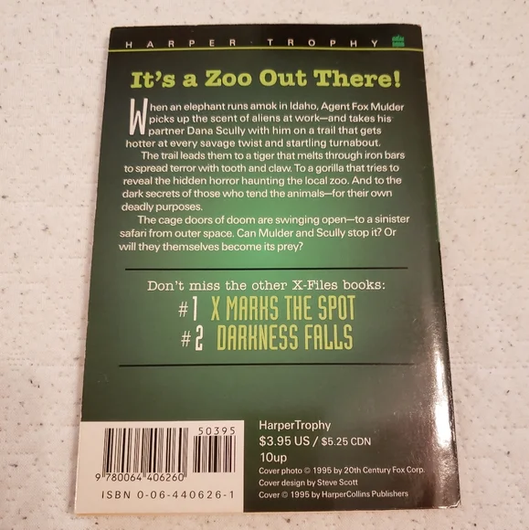 👽 X-Files Chapter Books 👽 - Picture 9 of 14